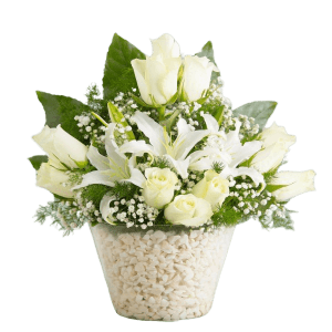 Gül ve Lilyum Aranjman